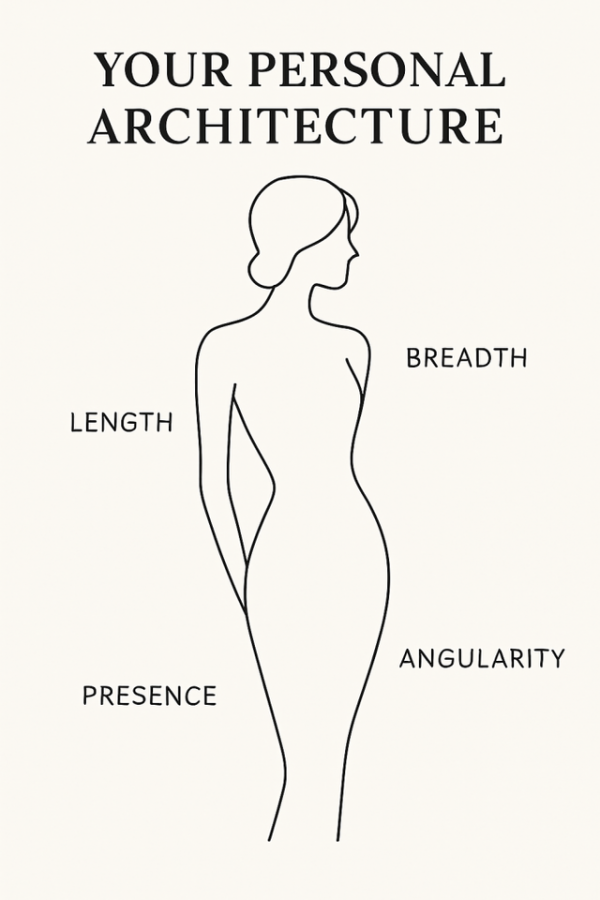 SILHOUETTE ID ANALYSIS -- Shapes, Lines & Proportions -- (40+page PDF report, in-depth styling advice, option for ongoing support, curated Pinterest board