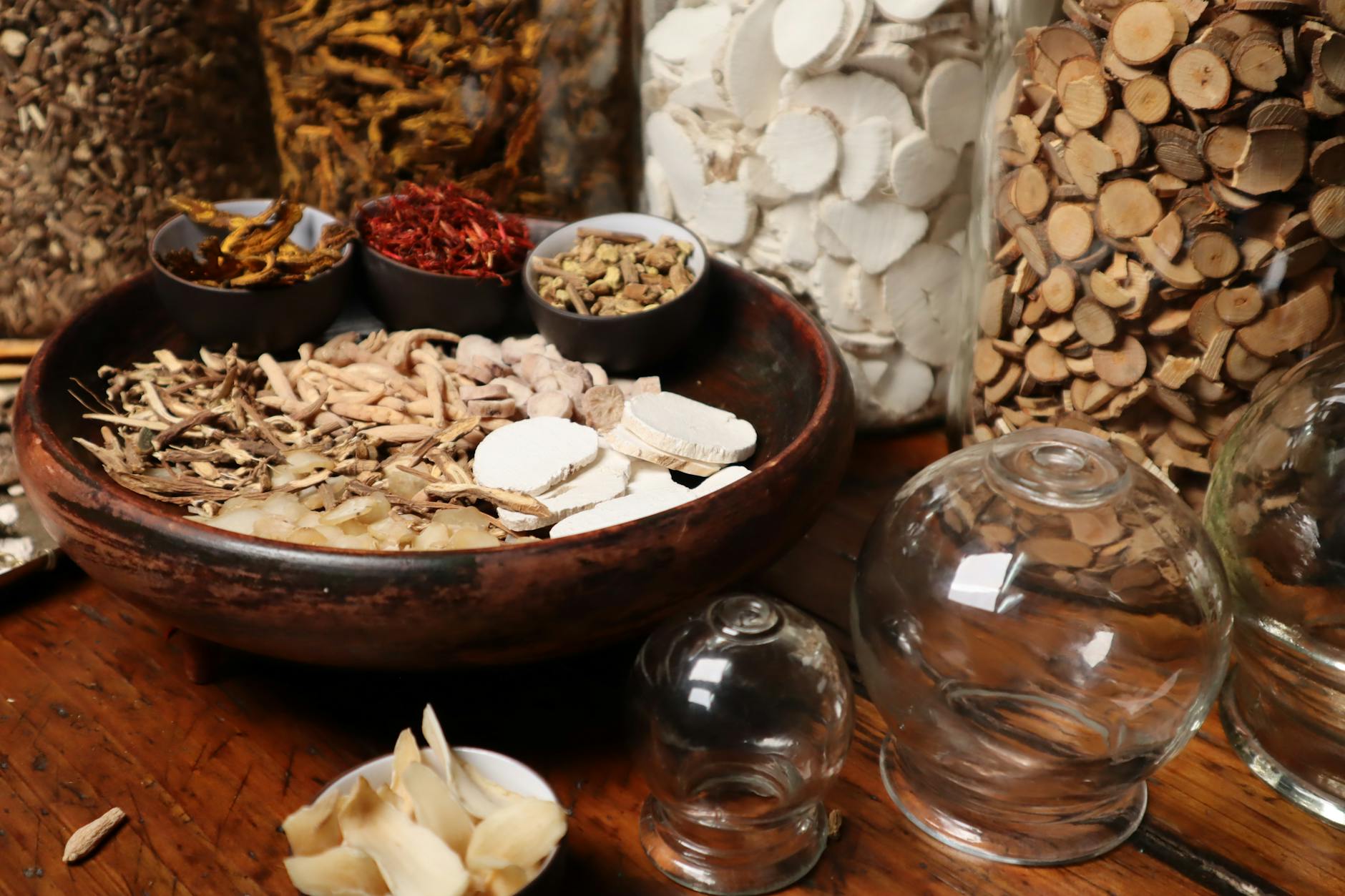 close up photo of traditional chinese medicine